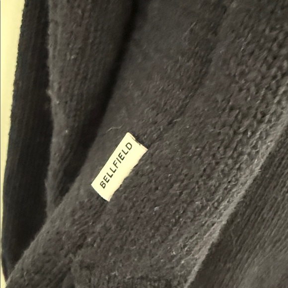 Bellfield Men's Navy Blue Ousden Cardigan Sweater Size Medium - Picture 4 of 5